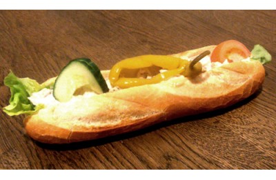 Kebabbaguette ljus/grov 